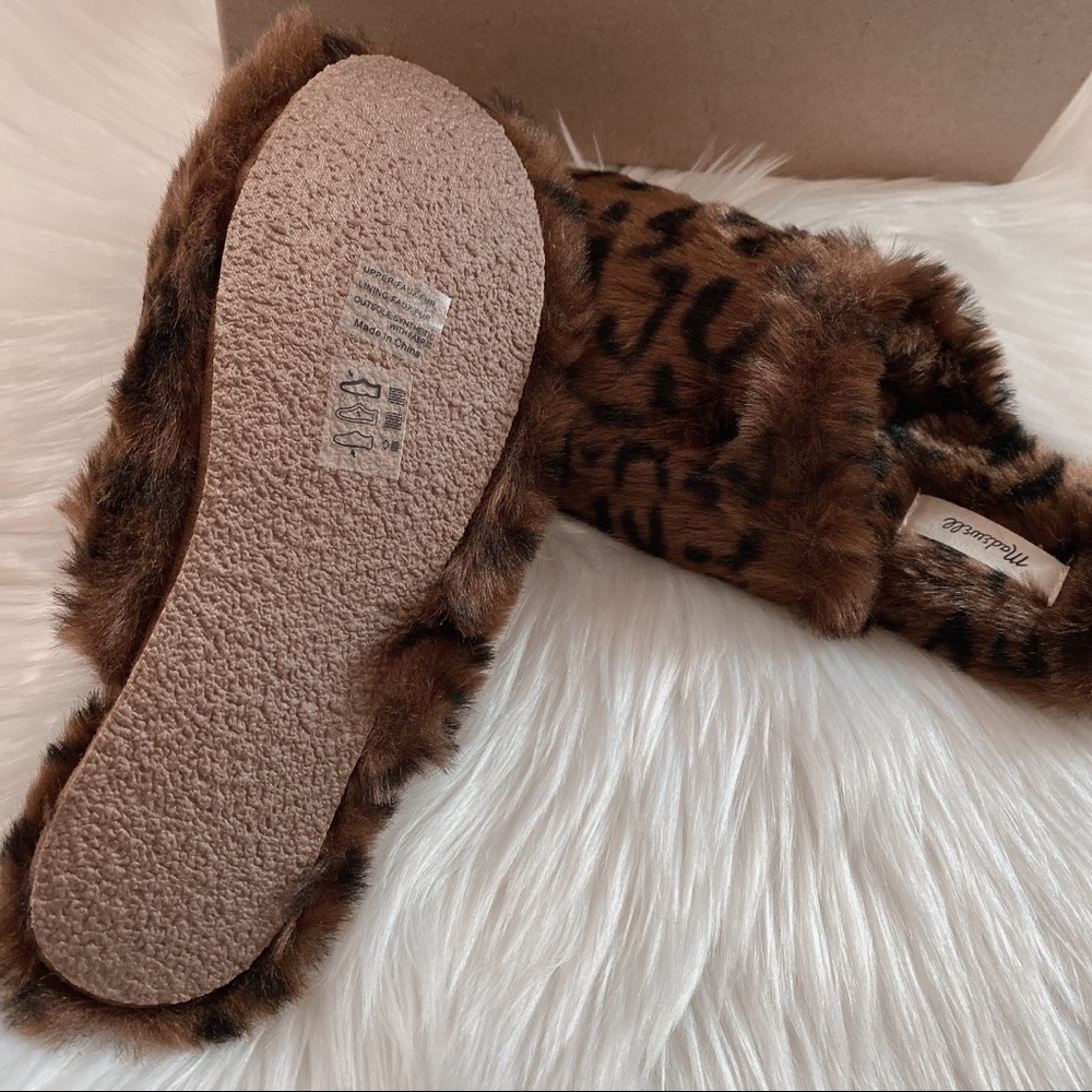 Madewell Animal Print Faux Fur Slipper - Picture 4 of 5